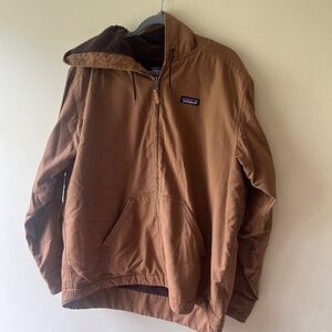 Patagonia Men’s lined canvas hooded jacket XL